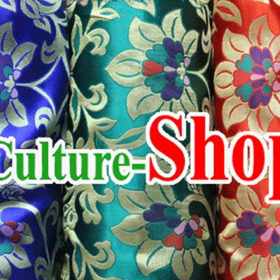Chinese Traditional Brocade Embroidered Fabric Dress Material
