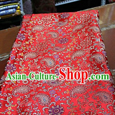 Chinese Traditional Brocade Embroidered Fabric Dresses Material