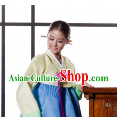 Korean Traditional Dresses Lady Plus Size Clothes Complete Set