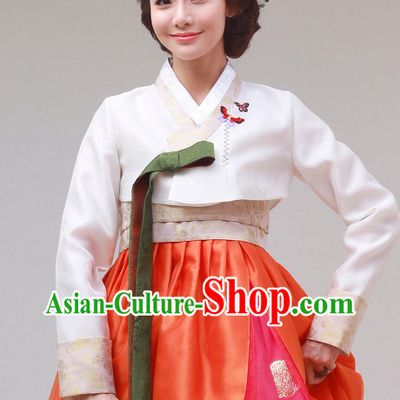 Korean Beauty National Costumes Traditional Costumes Hanbok Dresses