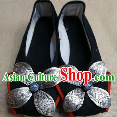 Chinese Ancient Style Handmade Fabric Shoes