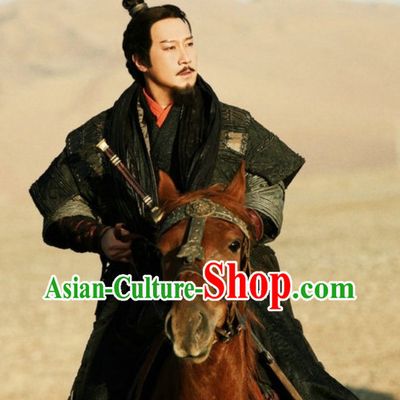 Chinese Ancient Han Emperor Liu Bang Costumes Complete Set