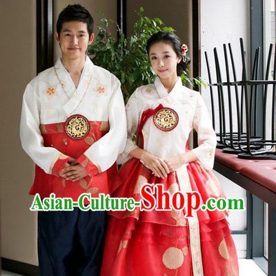 Korean Traditional Wedding Dresses 2 Sets