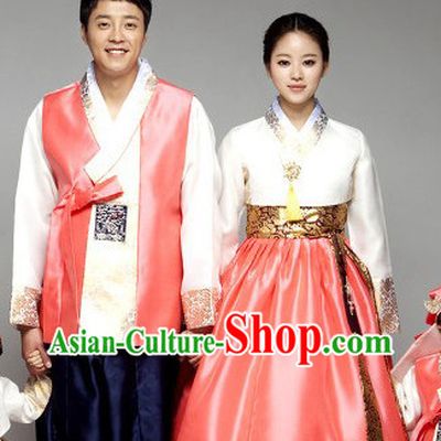 Korean Traditional Couple Clothing 2 Sets