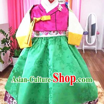 Korean Traditional Ceremonial Outfit Complete Set for Girls