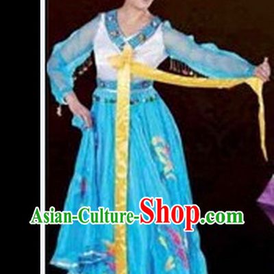 Chinese Chaoxian Costumes Female Ethnic Groups Outfits