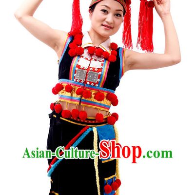 Chinese Costumes Ethnic Dance Costume Complete Set for Women