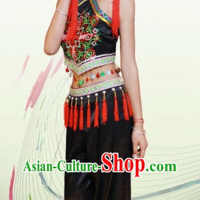 Chinese Costumes Hanfu Female Ethnic Groups Clothing