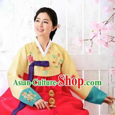 Korean Hanbok Wife Clothing Fashion Clothes Korean Traditional Dresses