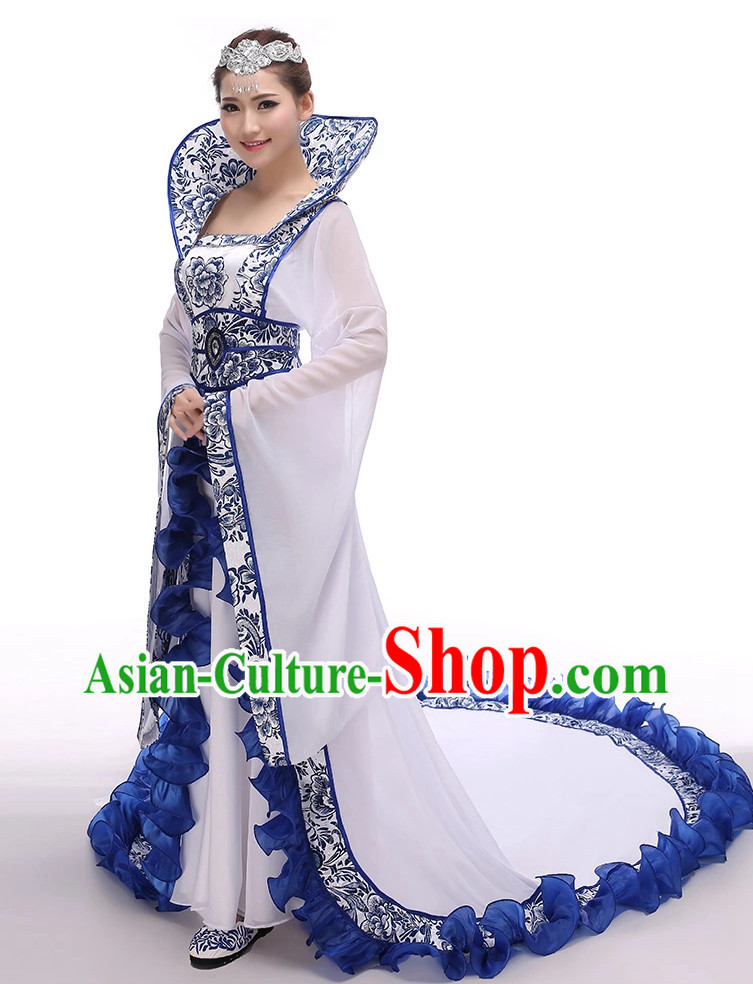 Chinese Hanfu National Costumes Dance Costumes Chinese Traditional Dress Chinese Hanfu National Costumes Dance Costumes Chinese Traditional Dress