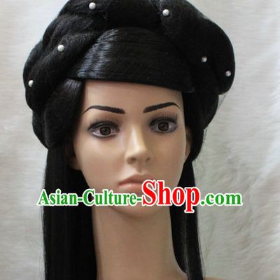 Chinese Classical Fairy Long Black Wig