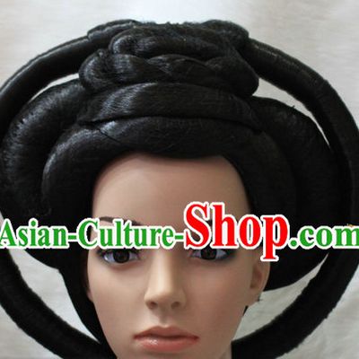 Chinese Classical Empress Black Women Wigs