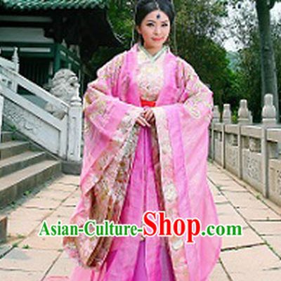 Asian Fashion Chinese Princess Dress and Hair Accessories Full Set for Women