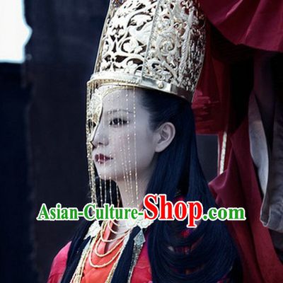 Chinese Traditional Handmade Crown with Hangings