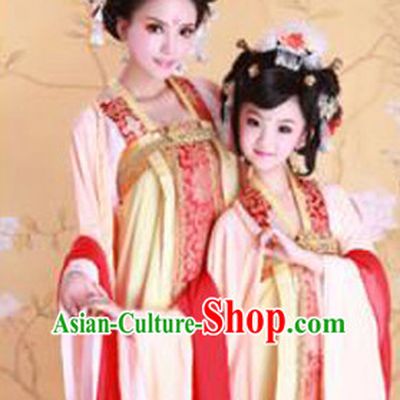 Chinese Traditional National Costumes Daughter and Mother Costume Hair Accessories