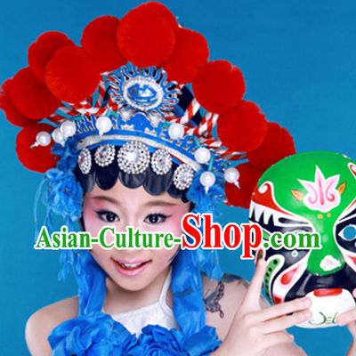 Chinese Traditional Handmade Hua Dan Hat for Kids