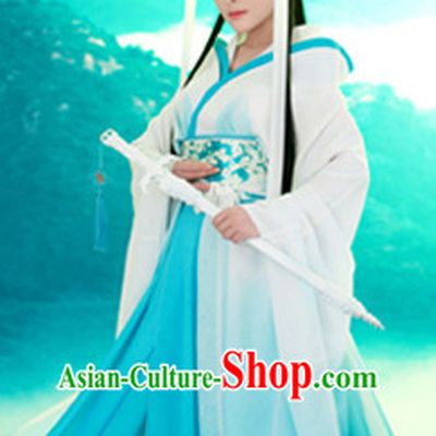 Chinese Traditional National Costumes Fairy Costume Complete Set