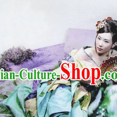 Chinese Traditional National Costume Princess Clothes Hair Jewelry