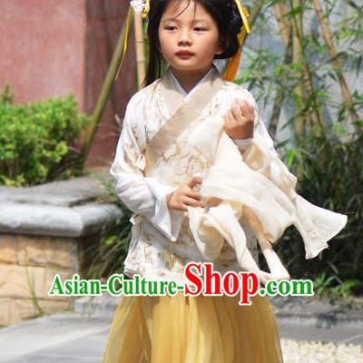 Traditional Chinese Han Clothing for Kids Free Delivery Worldwide