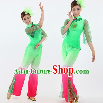 Chinese Stage Fans Costumes Dance Stores Dance Gear Dance Attire and Hair Accessories