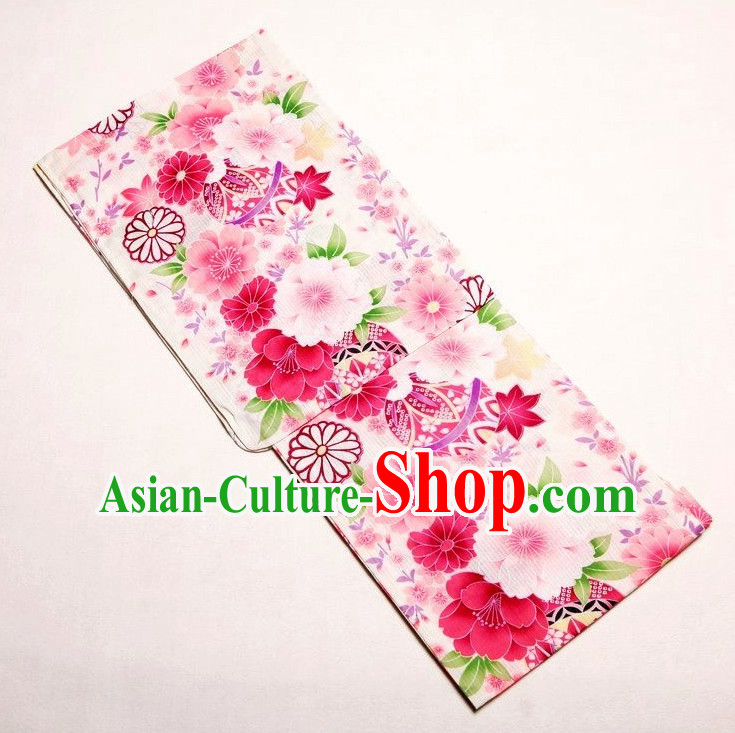 Japanese Traditional Yukata Female Kimono Complete Set Japanese Traditional Yukata Female Kimono Complete Set