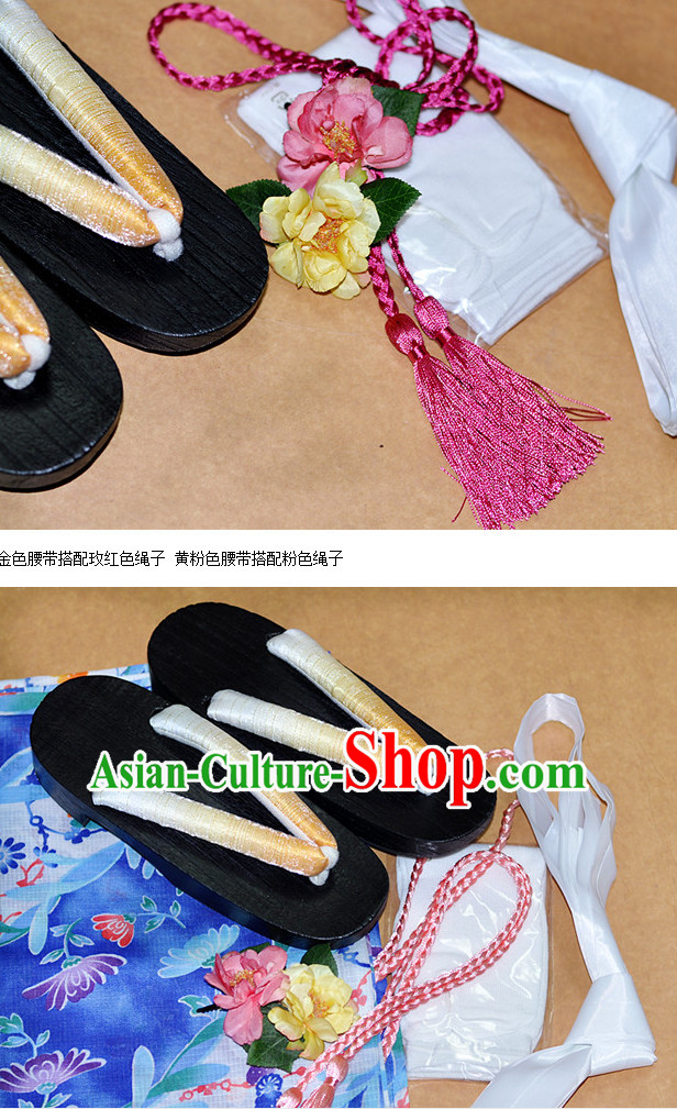 Japanese Traditional Yukata Female Kimono Complete Set Japanese Traditional Yukata Female Kimono Complete Set