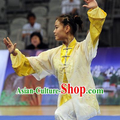 Top Color Change Tai Chi Qi Gong Yoga Clothing Yoga Wear Yoga Pants Yang Tai Chi Quan Uniforms for Women