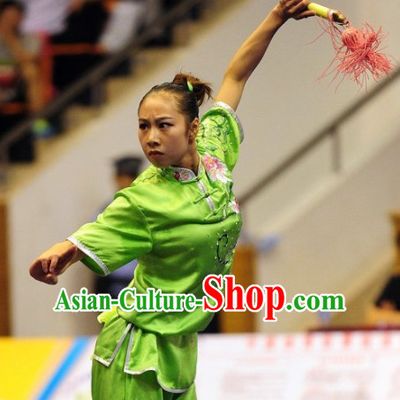 Top Kung Fu Broadsword Costume Martial Arts Broadswords Costumes Combat Competition Clothesfor Women