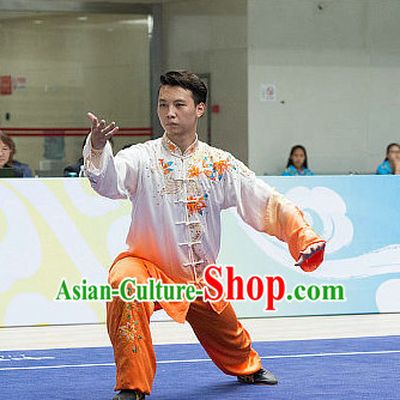 Top Tai Chi Costumes Taijiquan Costume Aikido Chikung Tichi Uniforms Quigong Uniform Thaichi Martial Art Qi Gong Combat Clothing Competition Uniforms for Men or Women