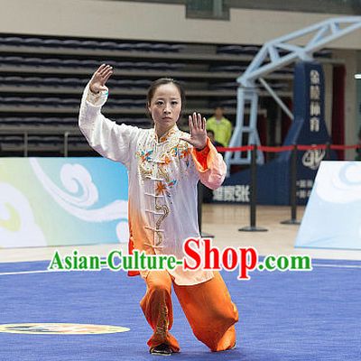 Top Tai Chi Costumes Taijiquan Costume Aikido Chikung Tichi Uniforms Quigong Uniform Thaichi Martial Art Qi Gong Combat Clothing Competition Uniforms for Men or Women