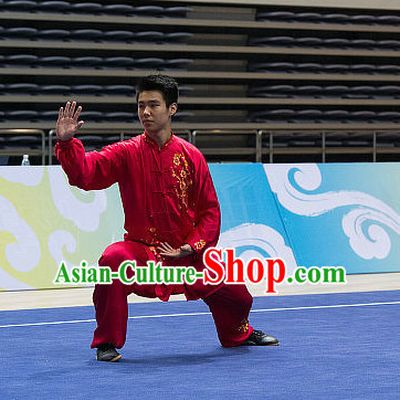 Top Tai Chi Costumes Taijiquan Costume Aikido Chikung Tichi Uniforms Quigong Uniform Thaichi Martial Art Qi Gong Combat Clothing Competition Uniforms for Men