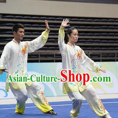 Top Tai Chi Costumes Taijiquan Costume Aikido Chikung Tichi Uniforms Quigong Uniform Thaichi Martial Art Qi Gong Combat Clothing Competition Uniforms for Men or Women
