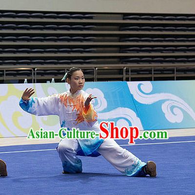 Top Tai Chi Costumes Taijiquan Costume Aikido Chikung Tichi Uniforms Quigong Uniform Thaichi Martial Art Qi Gong Combat Clothing Competition Uniforms for Women