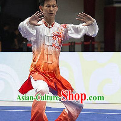 Top Color Changing Tai Chi Costumes Taijiquan Costume Aikido Chikung Tichi Uniforms Quigong Uniform Thaichi Martial Art Qi Gong Combat Clothing Competition Uniforms for Men