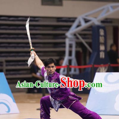 Top Kung Fu Broadsword Uniforms Martial Arts Training Uniform Gongfu Clothing Wing Chun Costume Shaolin Clothes Karate Suit for Men