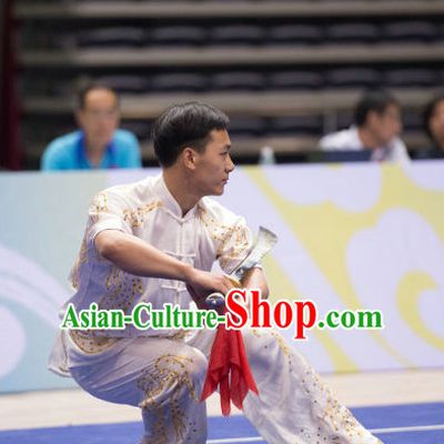 Top Kung Fu Broadsword Uniforms Martial Arts Training Uniform Gongfu Clothing Wing Chun Costume Shaolin Clothes Karate Suit for Men
