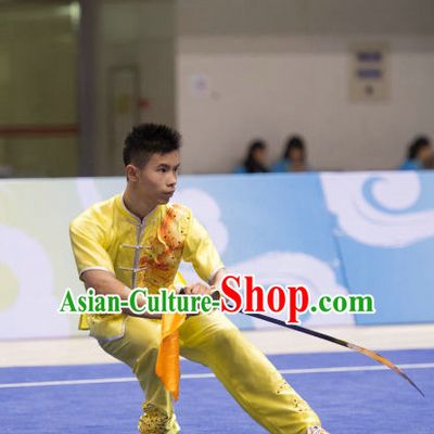 Top Kung Fu Broadsword Uniforms Martial Arts Training Uniform Gongfu Clothing Wing Chun Costume Shaolin Clothes Karate Suit for Men