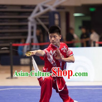 Top Kung Fu Broadsword Uniforms Martial Arts Training Uniform Gongfu Clothing Wing Chun Costume Shaolin Clothes Karate Suit for Men