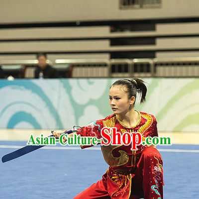 Top Kung Fu Broadsword Uniforms Martial Arts Training Uniform Gongfu Clothing Wing Chun Costume Shaolin Clothes Karate Suits for Women