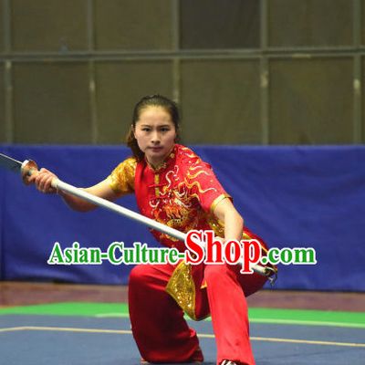 Top Kung Fu Broadsword Uniforms Martial Arts Training Uniform Gongfu Clothing Wing Chun Costume Shaolin Clothes Karate Suit for Women