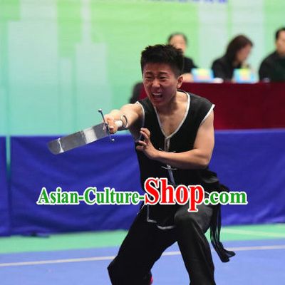 Top Kung Fu Broadsword Uniforms Martial Arts Training Uniform Gongfu Clothing Wing Chun Costume Shaolin Clothes Karate Suit for Men