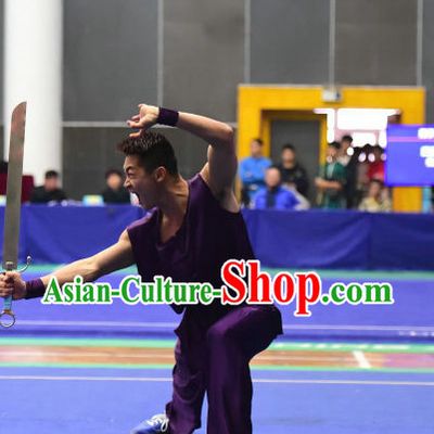 Top Kung Fu Broadsword Uniforms Martial Arts Training Uniform Gongfu Clothing Wing Chun Costume Shaolin Clothes Karate Suit for Men