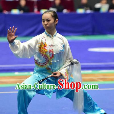 Top Embroidered Tai Chi Taijiquan Aikido Chikung Tichi Quigong Chigong Thaichi Pants Tai Chi Fan Tai Chi Quan Onitsuka Tiger Tai Chi Competition Costumes Uniforms