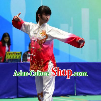 Top Embroidered Tai Chi Taijiquan Aikido Chikung Tichi Quigong Chigong Thaichi Pants Tai Chi Fan Tai Chi Quan Onitsuka Tiger Tai Chi Competition Costumes Uniforms