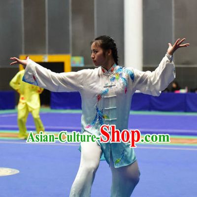 Top Embroidered Tai Chi Taijiquan Aikido Chikung Tichi Quigong Chigong Thaichi Pants Tai Chi Fan Tai Chi Quan Onitsuka Tiger Tai Chi Competition Costumes Uniforms