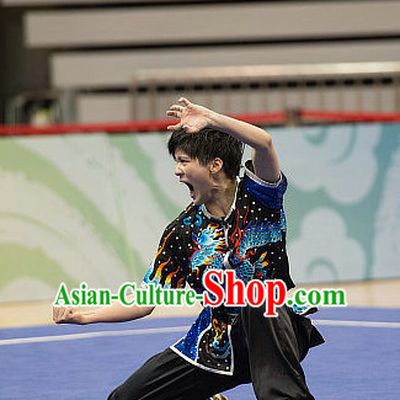 Top China Xingyi Quan Hsing I Hsing Yi Hsing I Chuan Hsing I Forms Hsing Yi Training Kung Fu Uniforms Costumes Competition Suit for Men