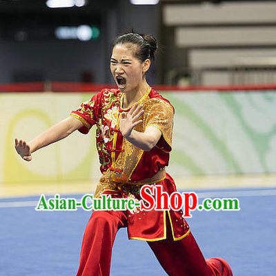 Top China Xingyi Quan Hsing I Hsing Yi Hsing I Chuan Hsing I Forms Hsing Yi Training Kung Fu Uniforms Costumes Competition Suit for Women