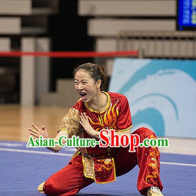 Top China Xingyi Quan Hsing I Hsing Yi Hsing I Chuan Hsing I Forms Hsing Yi Training Kung Fu Uniforms Costumes Competition Suit for Women