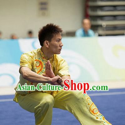 Top China Xingyi Quan Hsing I Hsing Yi Hsing I Chuan Hsing I Forms Hsing Yi Training Kung Fu Uniforms Costumes Competition Suit for Men