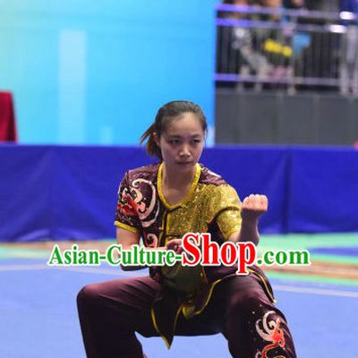 Top Chinese Xingyi Quan Hsing I Hsing Yi Hsing I Chuan Hsing I Forms Hsing Yi Training Kung Fu Uniforms Costumes Competition Suit for Women